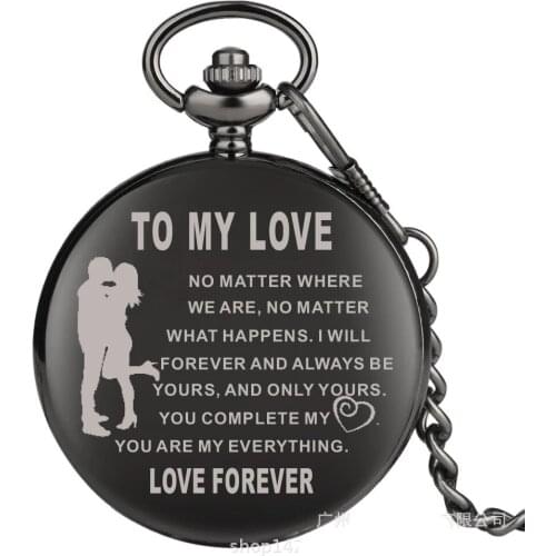 Valentines Day Gift Pocket Watch Anniversary Present For Lover Thanksgiving Day Birthday Gift For Girlfriend Boyfriend