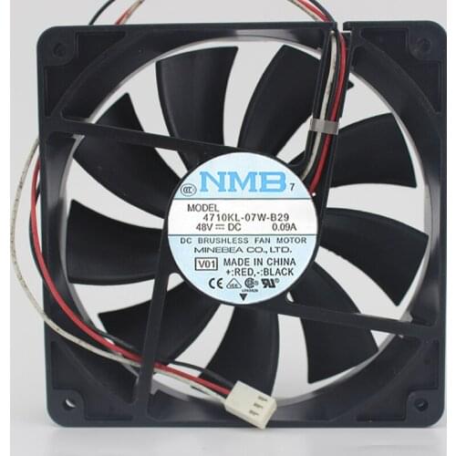 For NMB New 4710KL-07W-B29 fan 48V 0.09A 120*120*25MM for For NMB