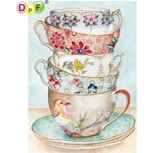 DPF The glass plate 5D home decor diamond mosaic square diamond painting cross stitch crafts wall painting diamond embroidery