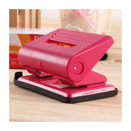 Hole puncher standard double hole puncher office puncher with scale office stationery supplies