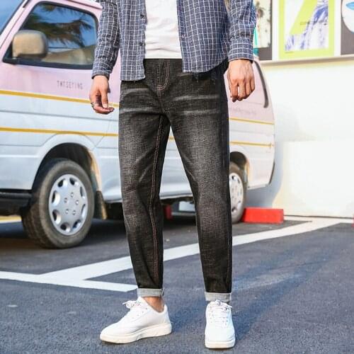 Jeans for men slim fit pants classic 2021 jeans male denim jeans Designer Trousers Casual skinny Straight Elasticity pants