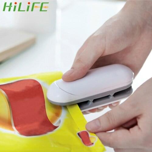HILIFE Mini Heat Sealer For Plastic Snacks Bags Package Sealing Machines with Vacuum Resealer Portable Handy Sealing Clip