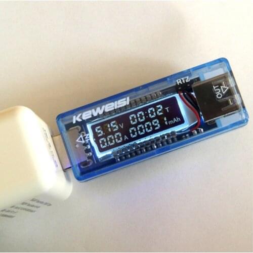 KEWEISI Hot Worldwide USB Volt Current Voltage Doctor Charger Capacity Tester Meter Power Bank