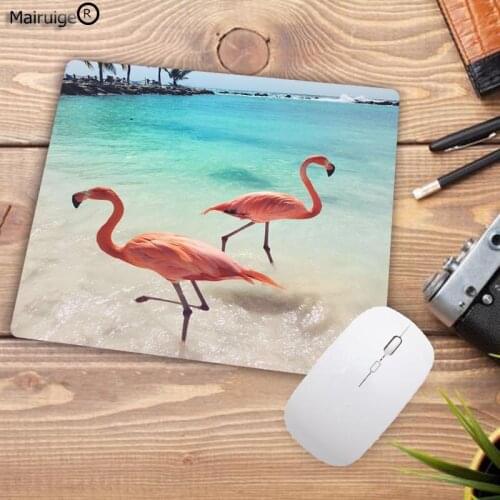 Mairuige Flamingo mouse Pad 18*22CM Small pad to Mouse Notbook Computer Mousepad Cool Gaming Mouse Pad Gamer to Laptop For leaf