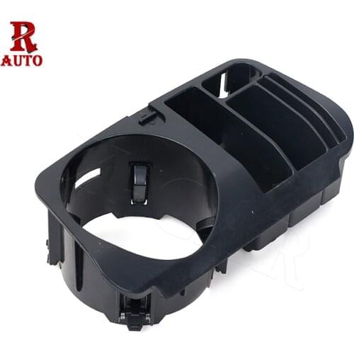 R-AUTO Car Cup Holder Central Contro lArmrest Storage Box Tray Tidying For Mercedes Benz C E GLC Class W205 W213 X253 2015-2018