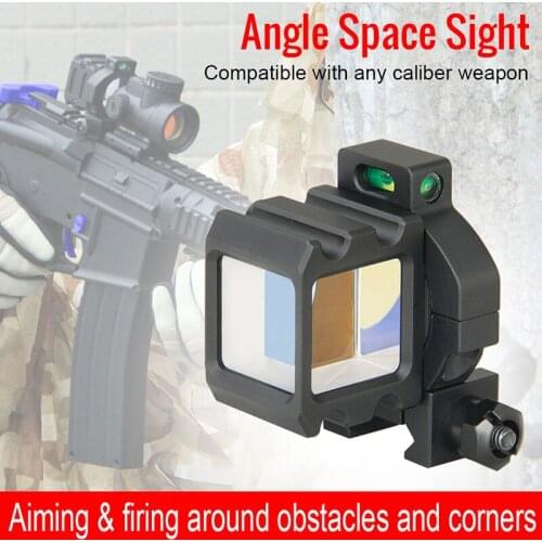 E.T Dragon Angle Sight Full Metal Reflect Airsoft Mirror Corner Sight 360 Rotate Reddot Holographic For Wargame CQB GZ1-0401