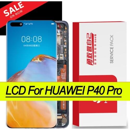 Original 6.58'' LCD Display for Huawei P40 Pro LCD Touch Screen Digitizer Assembly for Huawei P40pro Display Screen Repair Parts
