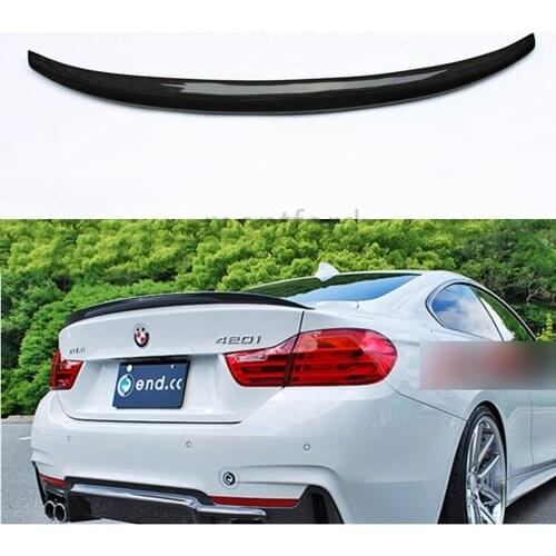 Performance Style Carbon Fiber Rear Roof Spoiler Trunk Lip Wing For BMW 4 series F36 4-door Sedan Fastback 428i 430i 435i 2014up