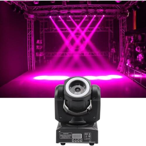 Super brigh Beam 60W LED Moving Head With strip light RGBW 4 IN 1 Beam and Wash effect moivng head DMX512 stage for KTV DJ Party