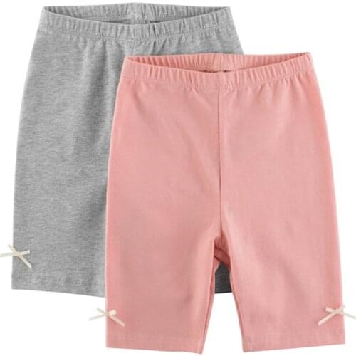 Spring Summer Autumn New Baby Kids Girls Shorts Cotton Underwear Pants Sweet Bowknot Comfortable Stretchy Safety Legging Panties