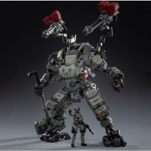 1/25th Scale JOYTOY JT1064 Steel Bone H02 Firepower Mecha （Gray-green