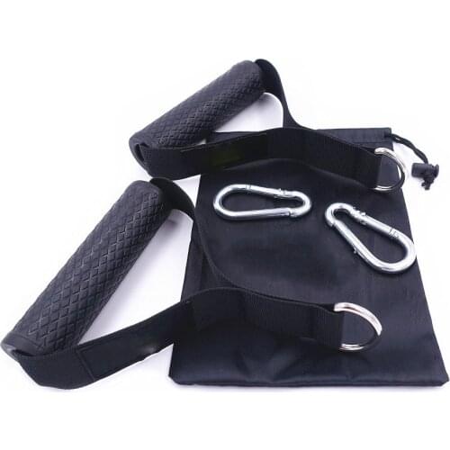 1 Pair Gym Resistance Bands Handles Anti-slip Gym Resistance Training Muscle Workout Anti-slip Gym Handle Bar