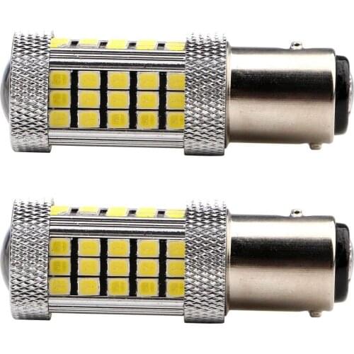 1157 P21/5W BAY15D 63 66 smd LED auto brake light bulb car Rear Parking Fog lamp White Red Amber Blue Green