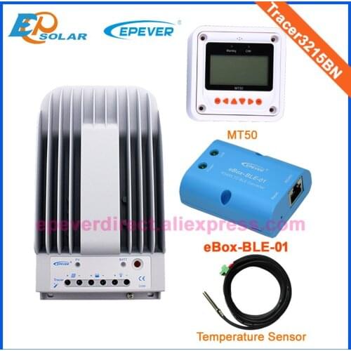 30A 24V controller work for 780W solar panels system Tracer3215BN MPPT EPsolar eBOX-BLE-01 bluetooth function Android Phone