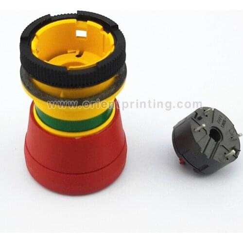 A1.144.9129 Heidelberg GTO52 SM102 PM74 Emergency Stop Switch Pizelement Offset Press Parts