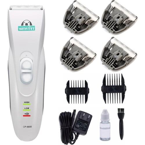 CP6800 Rechargeable Cat Dog Hair Trimmer Electrical Pet Hair Clipper Remover Cutter Grooming Dog Hair Cut Machine