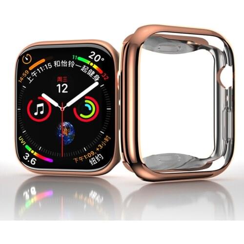 Case Cover for Apple Watch 44mm/40mm iWatch 42mm 38mm Screen Protector Case bumper for Apple watch series 3 4 5 SE 6 Accessories
