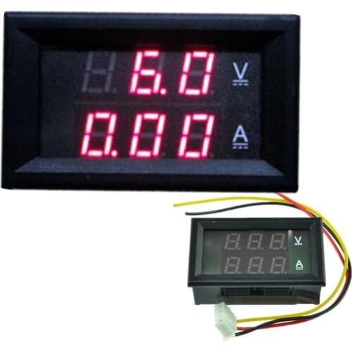 DC 0-100V 0-50A Dual LED Digital Volt Meter Ammeter Voltage AMP Power Meter Dual LED Digital Volt Meter Ammeter Voltage Hot Sale