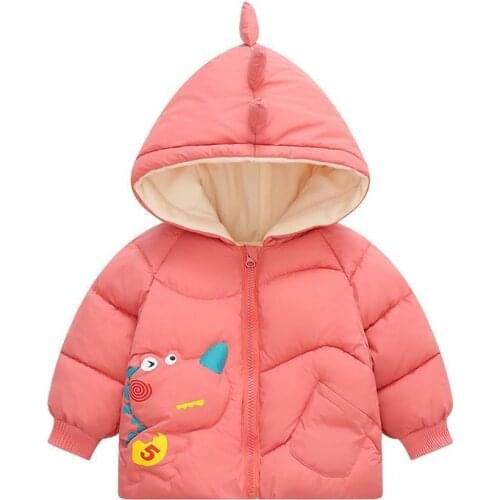 Winter Baby Kids Jackets Thick Down Coats For Girls Outerwear Children Clothes Boys Jacket Autumn Hooded Coat 1 2 3 4 6 Y