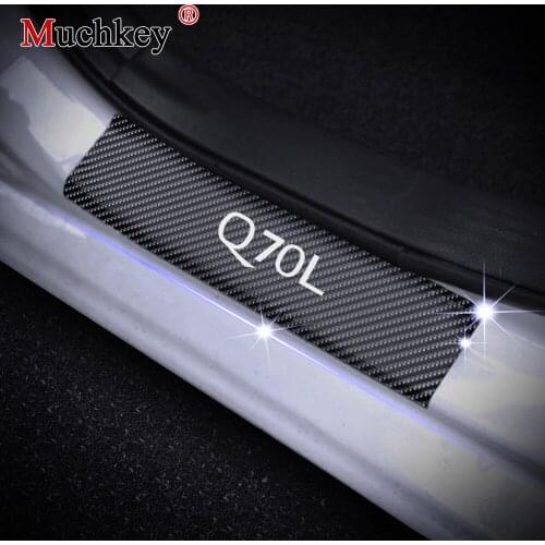 For Infiniti Q70L Car Door Sills Door Sill Scuff Plate Door Threshold Plate Door Entry Guard Car-styling Accessories Auto Part