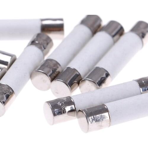 10 Pcs/lot Electric DIY 6x30mm Microwave Ceramic Fuse 20A 250V Home Supplies