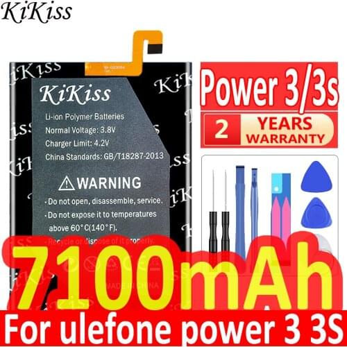 KiKiss Ulefone Power 3S Phone Batteries