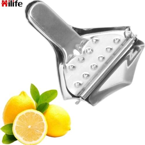 HILIFE Mini Squeezer Machine Lemon Squeezer Manual Press Juicer Lemon Clip Manual Fruit Juice Press Stainless Steel