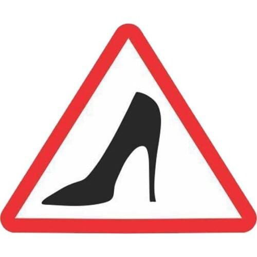 PLAY COOL Car Sticker Caution Lady Driver Funny Women Girl Automobiles Exterior Accessories Reflective Vinyl Decals,15cm*12.2cm
