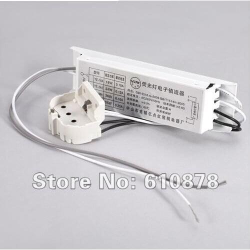 NEW AC180 - 250V Fluorescent 18W Lamps Lighting Electronic Ballast with Lamp Socket , Suitable for H tube lamp