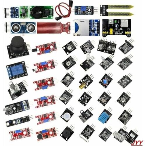 Updated 45 In 1 Sensor Modul Starter Kit For Arduino Upgrade 37 in 1 Sensor Kit