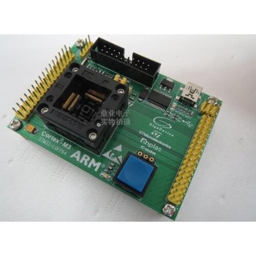 Original ST IC Test Seat STM32F STM32L Burning Programme LQFP64 Socket Adapter