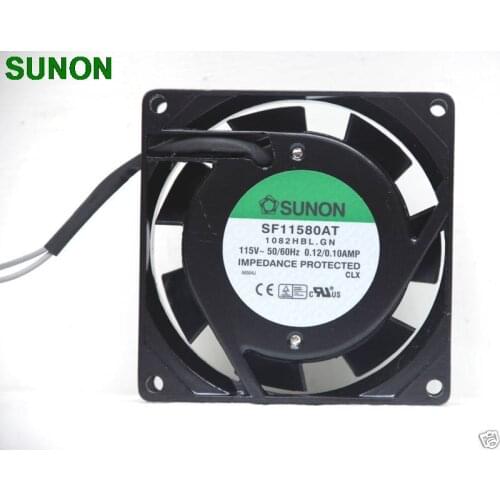 For Sunon SF11580AT 1082HBL 8CM 80MM 8025 80x80x25mm 115V AC 0.1A Axial Cooling fan