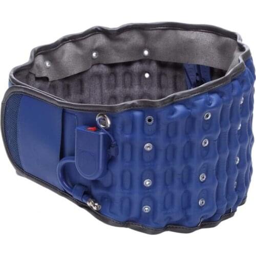 Belt Support Care Health Brace Physio Decompression Back Relief Waist Lumbar Traction Backache Heat Therapy Pain Massager Parent