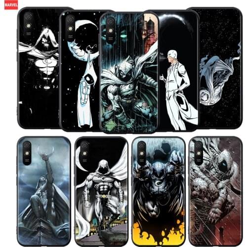 Silicone Cover Marvel Moon Knight For Xiaomi Redmi 9T 9 9C 9A 9AT 9i 8 8A 7 6 Pro 7A 6A 5 5A 4X Plus Phone Case