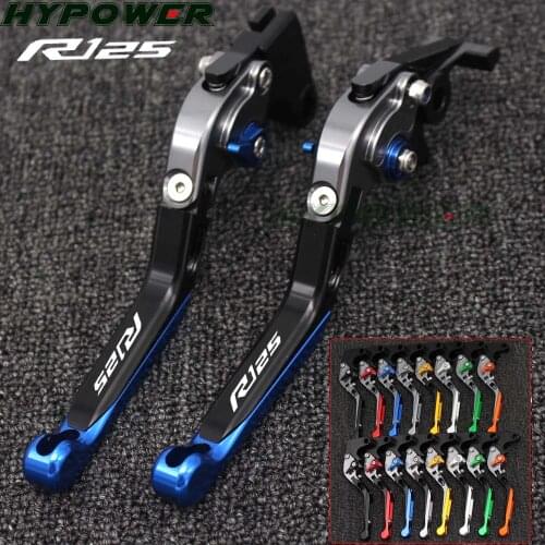 CNC Motorcycle Foldable Extending Brake Clutch Lever And Moto Lever For YAMAHA YZFR125 YZF R125 2012 2013