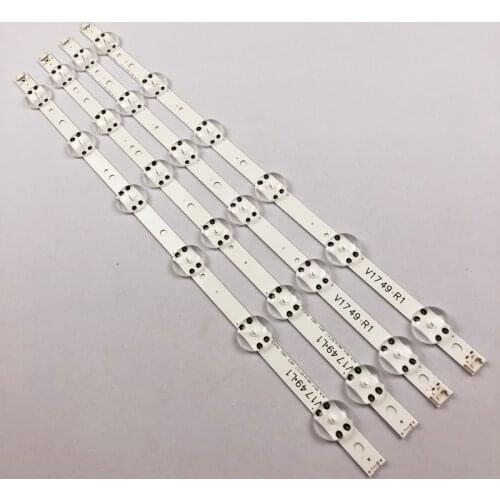 LED strip For LG 49" V17 ART3 TV 49UJ651V 49UJ675V 49UJ676V 49UJ634V 49UJ630V 49UJ655V 49UJ6565 6916L-2862A 6916L-2863A LC490DGG