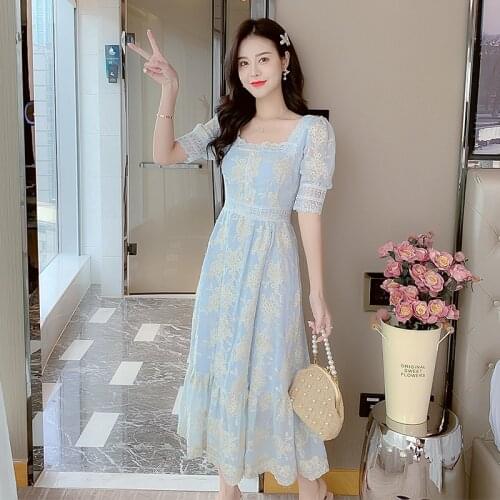 TEESMT Summer Dresses With Buttons
