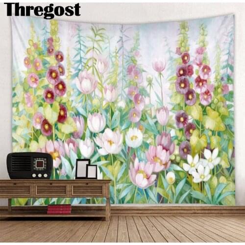 Thregost Wall Cloth Tapestries Bedroom College Dorm Decorations 3D Print Polyester Scenic Wall Fabric Wall Tapestry Hanging