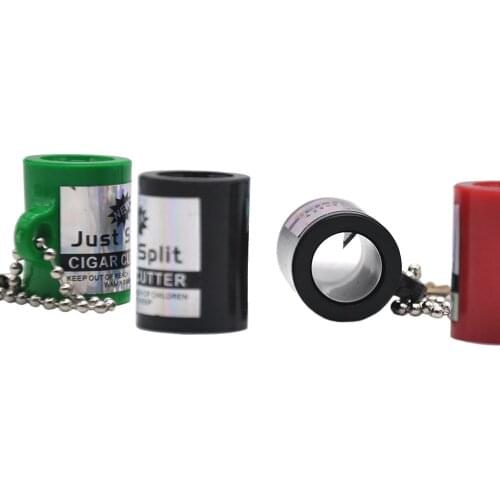 COSY MOMENT Cigar Smoke Extinguisher Blunt Splitter with Key Chain Cigar Cutter Cigarillo Cigarette Accessories YJ532