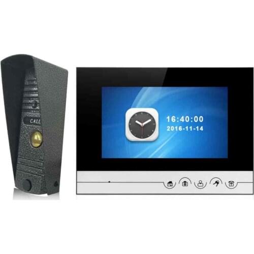 Villa video intercom system 4 wired building hide metal material video intercom take picture and record