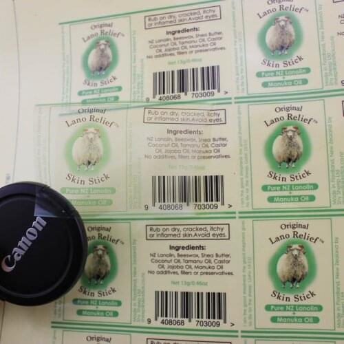 Customized custom product labels with your own design,most popular custom product labels