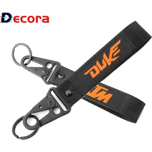 DUKE Logo Motorbike Keychain For KTM Duke 1290 1190 1090 1050 RC390 125 200 250 690 790 Adv Adeventure Keyring Key Chain