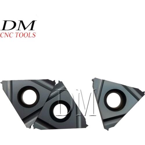 10PCS 16IR 1.0ISO 2.0 ISO 3.0ISO BMA Tugsten Carbide Inserts Threading Blade CNC Thread Plate Lathe Turning Tool For steel