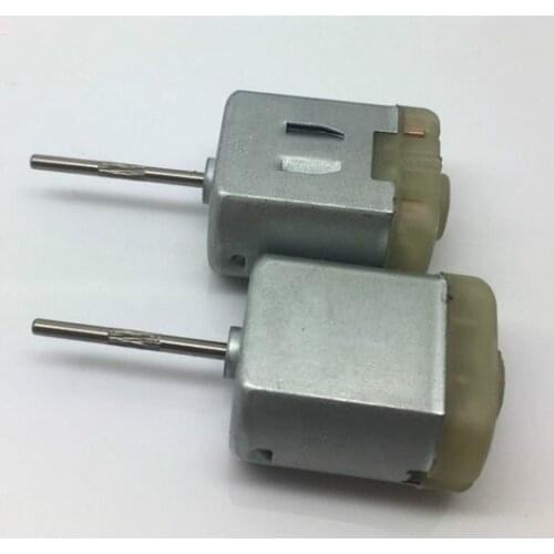 2pcs New Flat DC 12V carbon brush 260 motor car lock block motor Direction lock Door lock motor Long axis