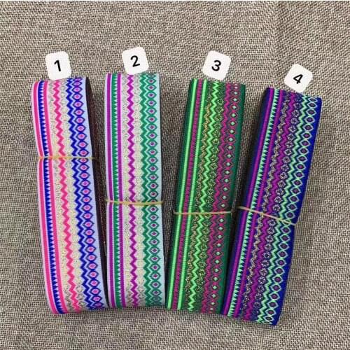 3.3cm nation style jacquard ribbon,XERY191202G