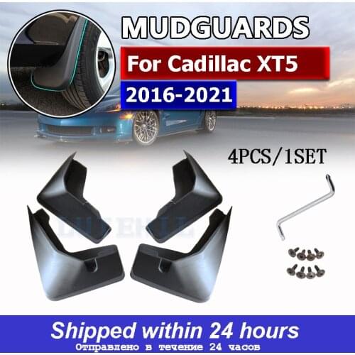 4pcs/set car Front Rear Splash Guard Mud Flaps for Cadillac XT5 2016 2017 2018 2019 2020 2021 mudgaurds fender mudlflap