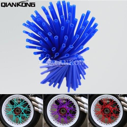 72 pcs Motorcycle Spoke Shrouds Skins Covers For 125 144 200 250 300 400 EXC XC SX SX-F XC-W EXC-F XCF-W EXC-R rc 200