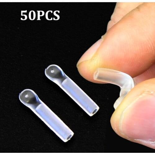 50PCS Carp Fishing Accessories Material Silicone Quick Change Fishing Tackle Waggler Float Adaptors Carp Floats Feeder Fishing