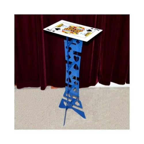 Alluminum alloy Magic Folding Table,Blue poker desktop,Magicians best table,magic trick,stage,illusions,Accessories