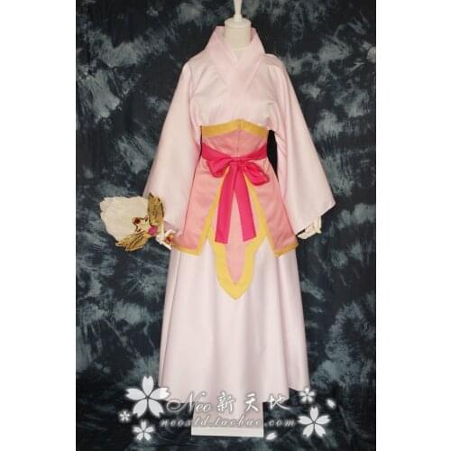 Free Shipping Custom-made Magi: The Labyrinth of Magic Hakuei Ren and wig and fan Cosplay Costume